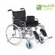 Silla de ruedas de asiento ancho MARCA ABM MEDICAL CARE