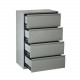 Archivo lateral de 4 gavetas 