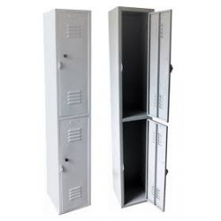 Locker de 2 cuerpos, p/candado 