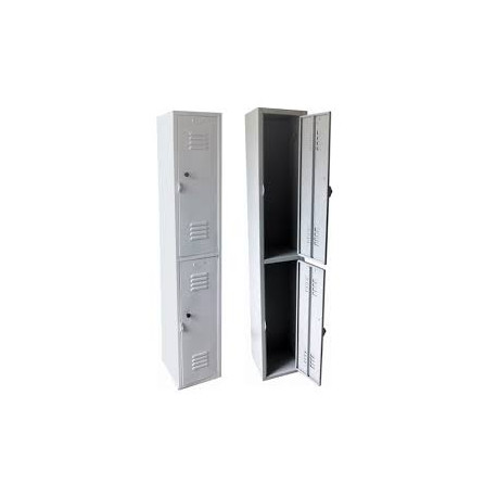 Locker de 2 cuerpos, p/candado 