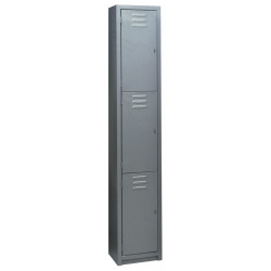 Locker de 3 cuerpos, p/candado 