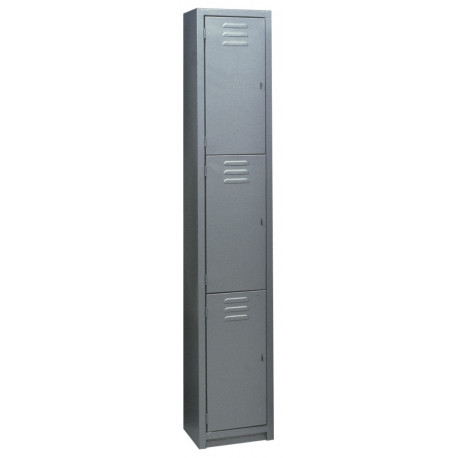 Locker de 3 cuerpos, p/candado 