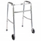 Andador plegable ajustable con ruedas frontales MARCA ABM MEDICAL CARE