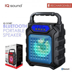 Bocina portátil de batería recargable MARCA IQ SOUND