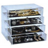 Joyero / organizador multiusos de 4 gavetas MARCA ELLE
