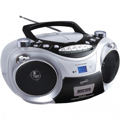 Radiograbadora FM/AM, MP3, USB, CD, MP3, Bluetooth MARCA SUPERSONIC