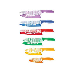 Juego de 6 cuchillos multicolores MARCA CUISINART