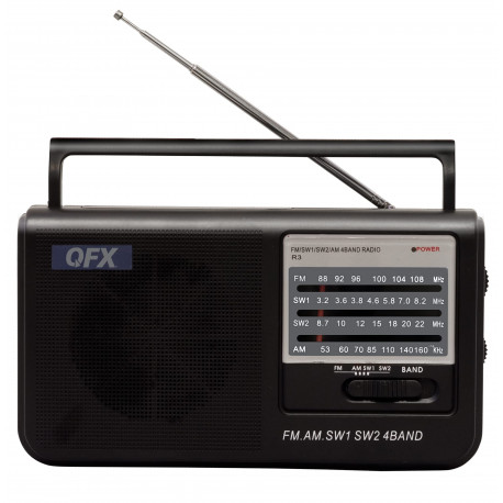 Radio Electrico de 4 bandas MARCA QFX