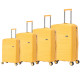 Set de 4 maletas color amarillo MARCA LUAN BORDO