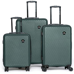 Set de 3 maletas color verde MARCA VITTORIO