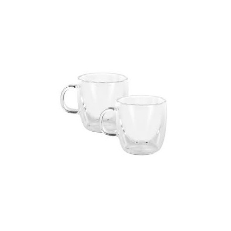 Set de 2 vasos para café de doble pared de 12 Onz de café térmicas MARCA BENE CASA