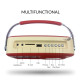 Radio Retro AM/FM recargable MARCA SUPERSONIC