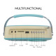 Radio Retro AM/FM recargable MARCA SUPERSONIC