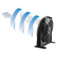 Ventilador de escritorio, mesa o pared de 8" MARCA PREMIERE BY ABM