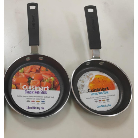 Sarten individual de 12 cm, redondo antiadherente MARCA CUISINART