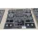 Estufa empotrable de gas 4 hornillas combinada 3 a gas y 1 electrica MARCA PREMIERE BY ABM