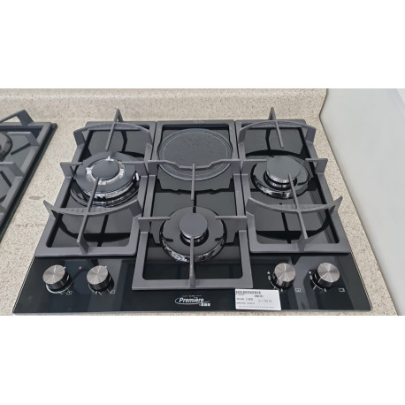 Estufa empotrable de gas 4 hornillas combinada 3 a gas y 1 electrica MARCA PREMIERE BY ABM
