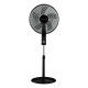 Ventilador de pedestal de 16" Negro MARCA PREMIERE BY ABM