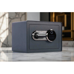 Caja fuerte electrónica de acero con teclado y cerradura de huella dactilar MARCA SAFEWELL