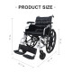 Silla de ruedas de aluminio MARCA ABM MEDICAL CARE