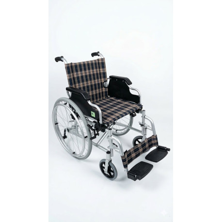 Silla de ruedas de aluminio MARCA ABM MEDICAL CARE