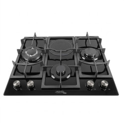 Estufa empotrable de gas 4 hornillas combinada 3 a gas y 1 electrica MARCA PREMIERE BY ABM