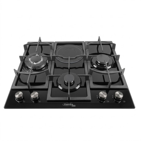 Estufa empotrable de gas 4 hornillas combinada 3 a gas y 1 electrica MARCA PREMIERE BY ABM