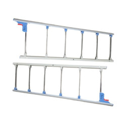 Set de 2 barandas plegables para camas hospitalarias ABM MEDICA CARE