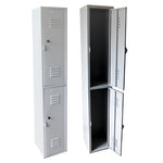 Locker de 2 cuerpos, p/candado