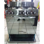 Estufa a gas de 30" de lujo 6 Hornillas