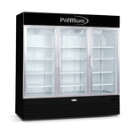 Enfriador exhibidor vertical de 53 pies cubicos