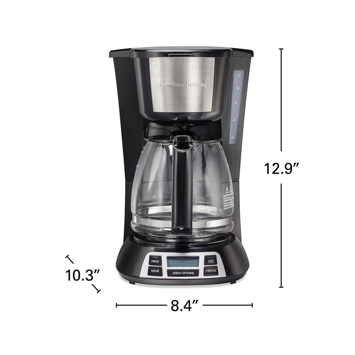 Cafetera programable de 12 tazas MARCA HAMILTON BEACH