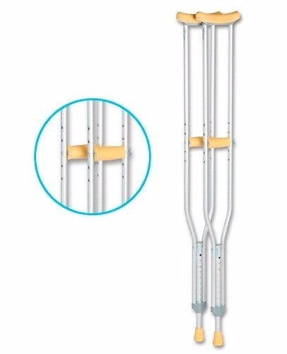 Set de Muletas Talla S niño con discapacidad. MARCA ABM MEDICAL CARE