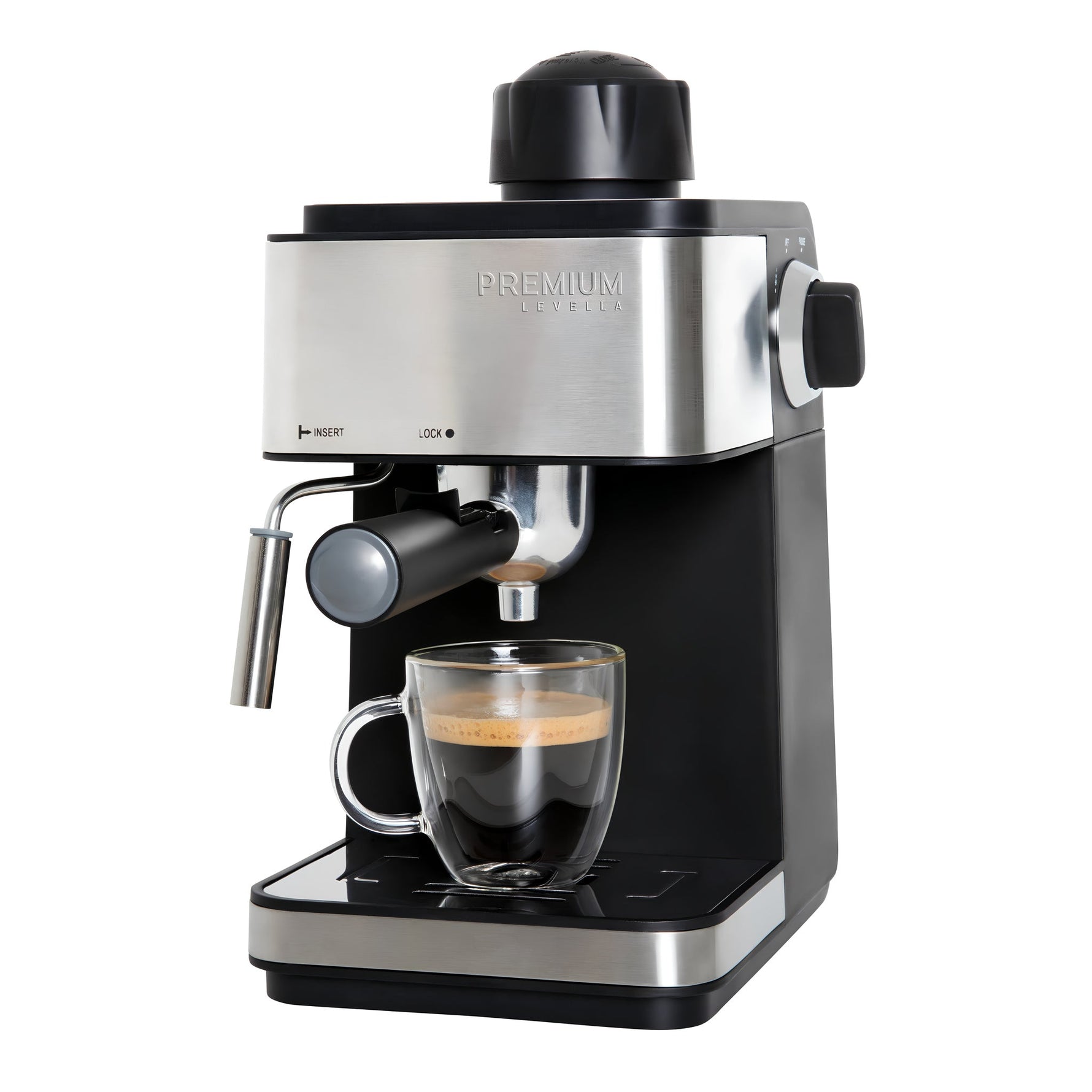 Cafetera para expresso y capuchino