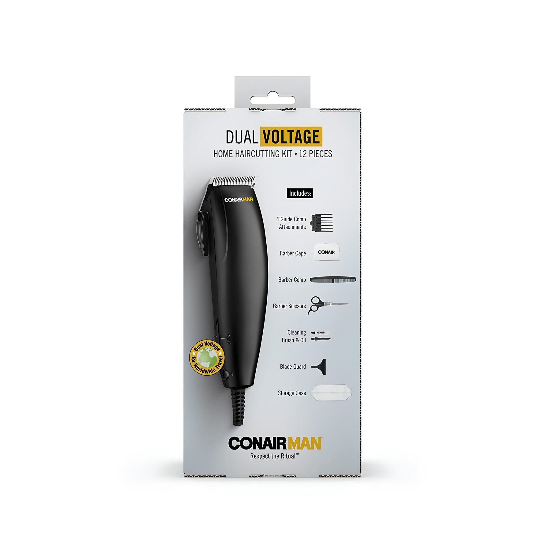Cortadora de cabello de 12 piezas