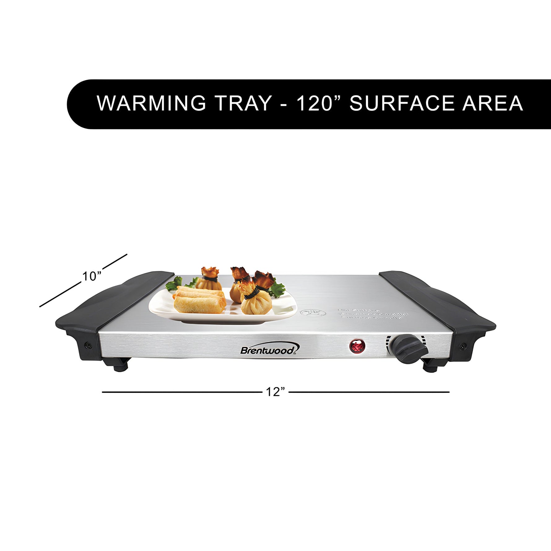 Servidor para buffet de 2 bandejas