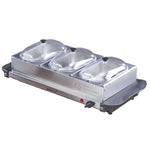 Servidor para buffet de 3 bandejas