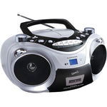 Radiograbadora Portátil Bluetooth con CD, MP3, Cassette y Radio AM/FM
