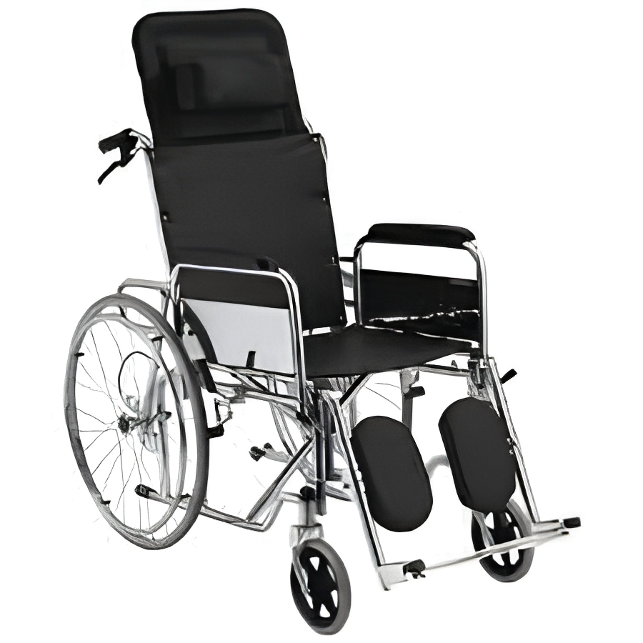 Silla de ruedas con respaldo alto