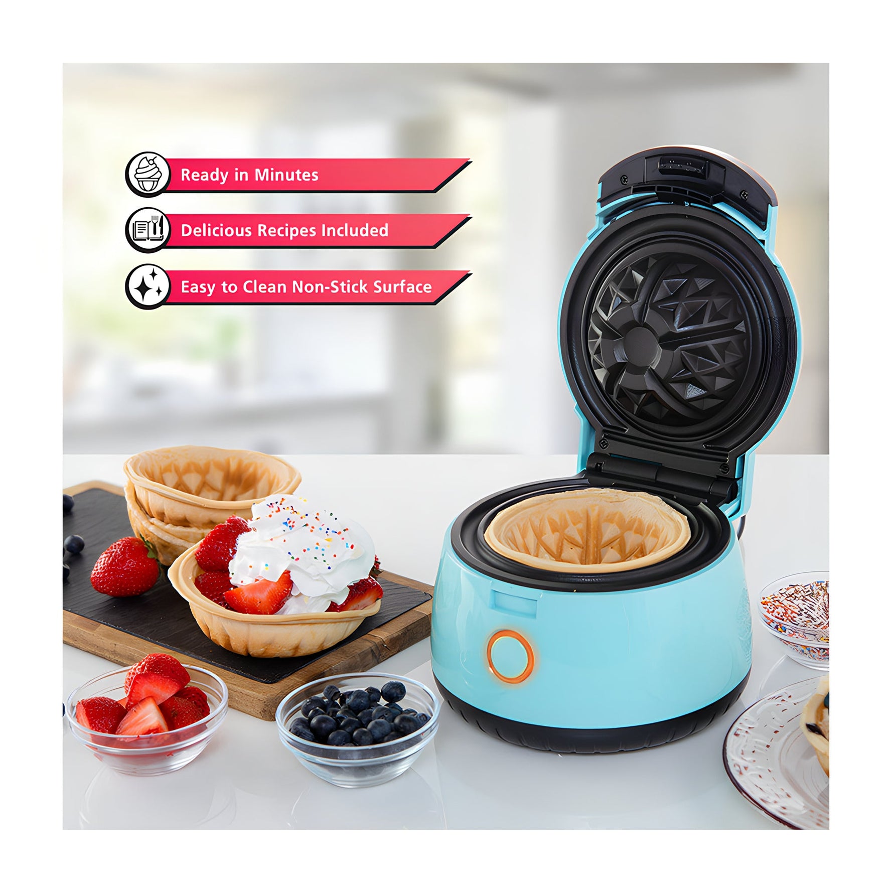 Máquina para hacer Waffles