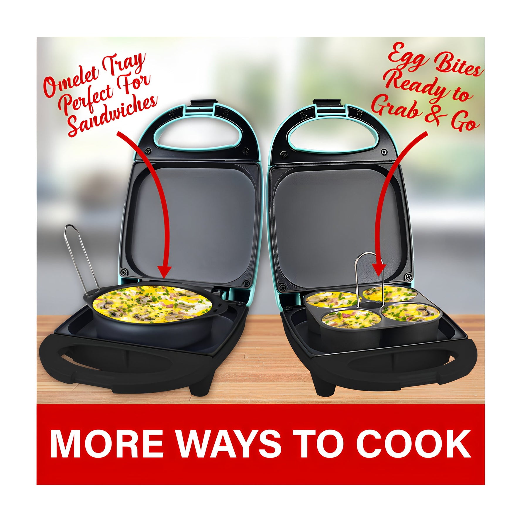 Maquina para hacer huevos con accesorios
