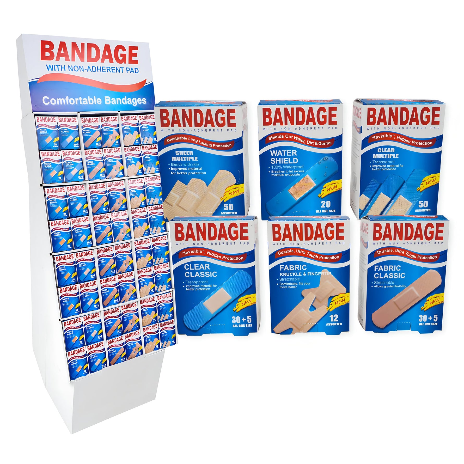 Curitas de varios estilos BANDAGE