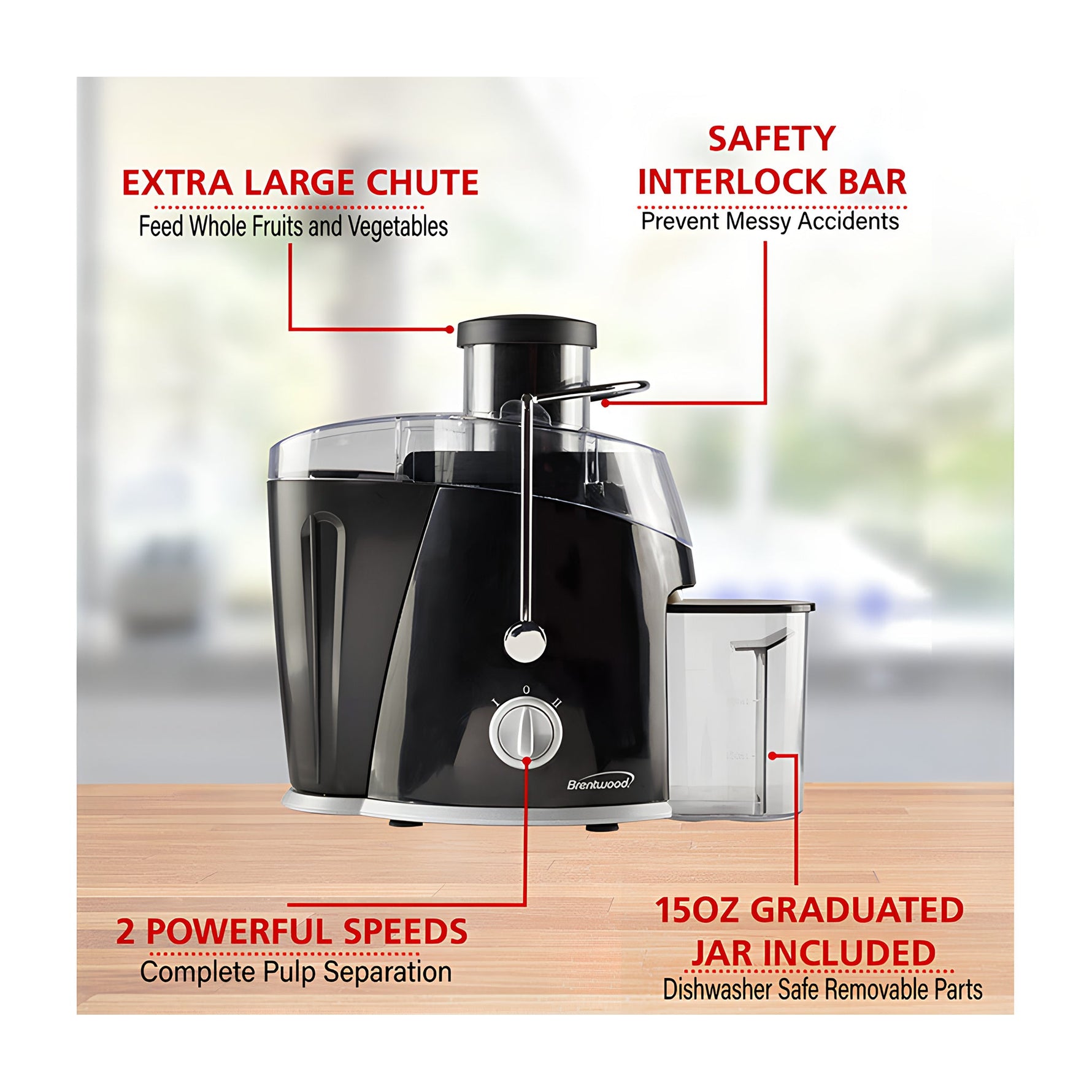 Extractor de jugos de 400W