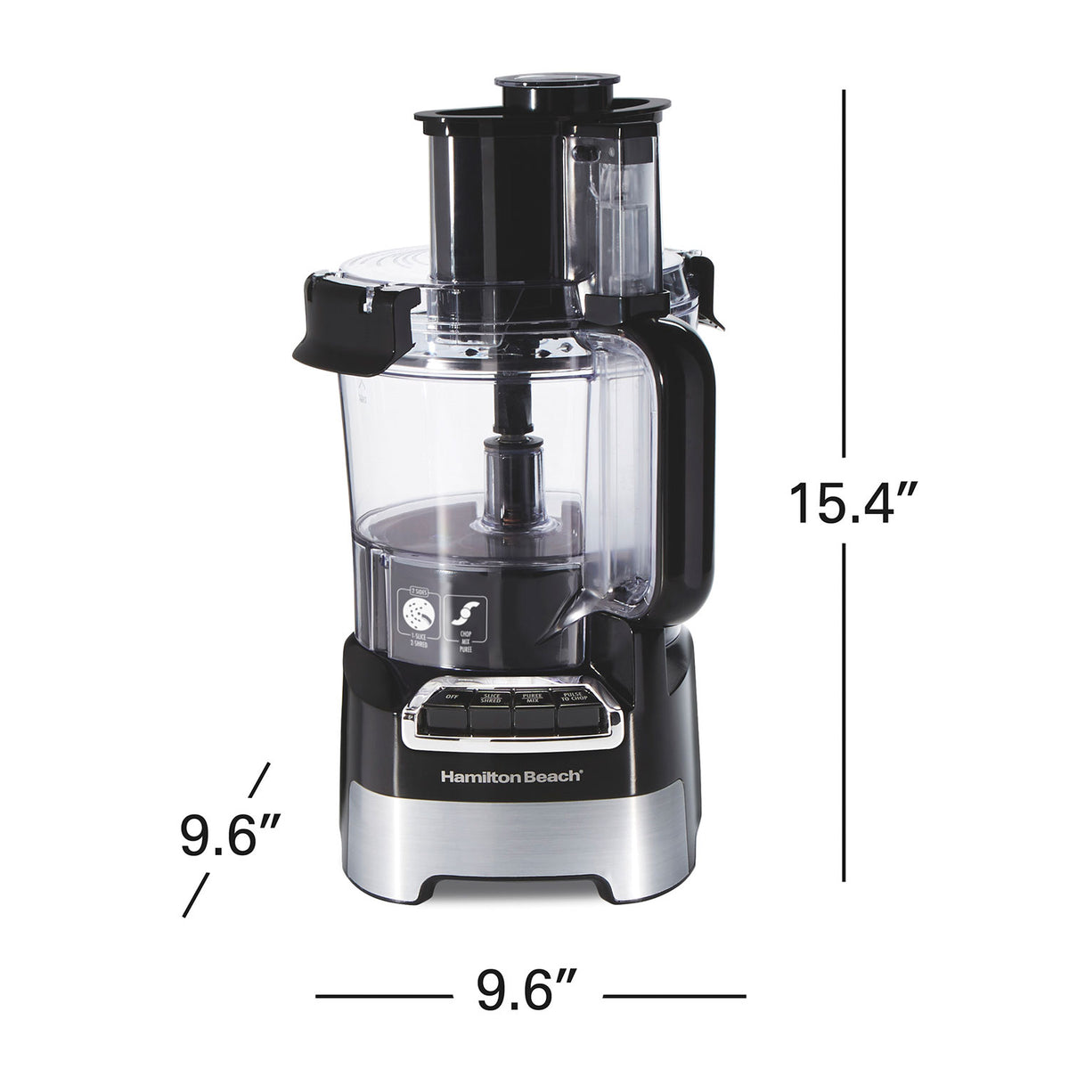 Procesador de alimentos de 10 tazas MARCA HAMILTON BEACH