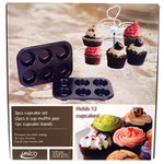 Set de 3 piezas para horner para hacer 12 cupcakes ELLE