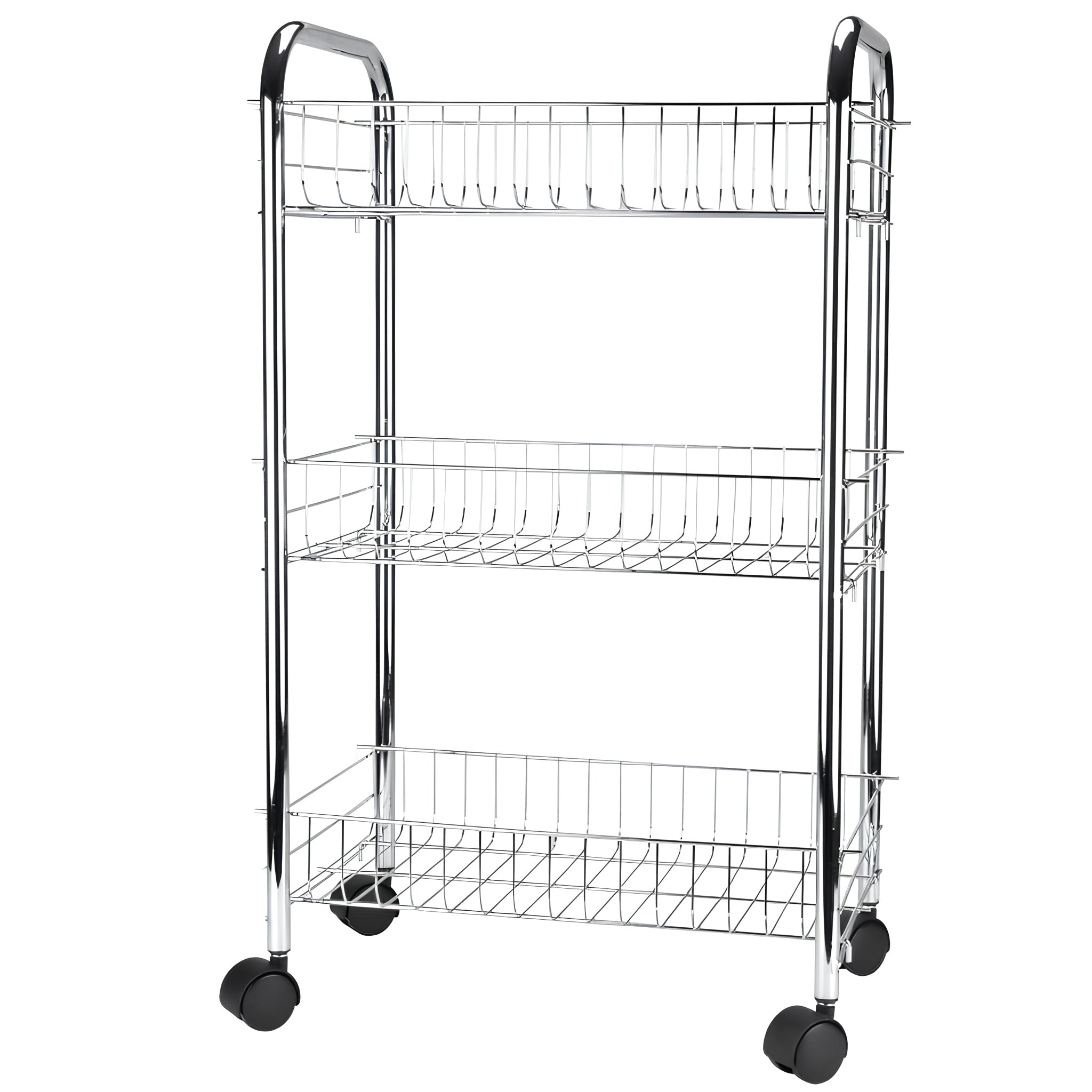 Organizador de 3 canastas con rodos PANTRYMATE