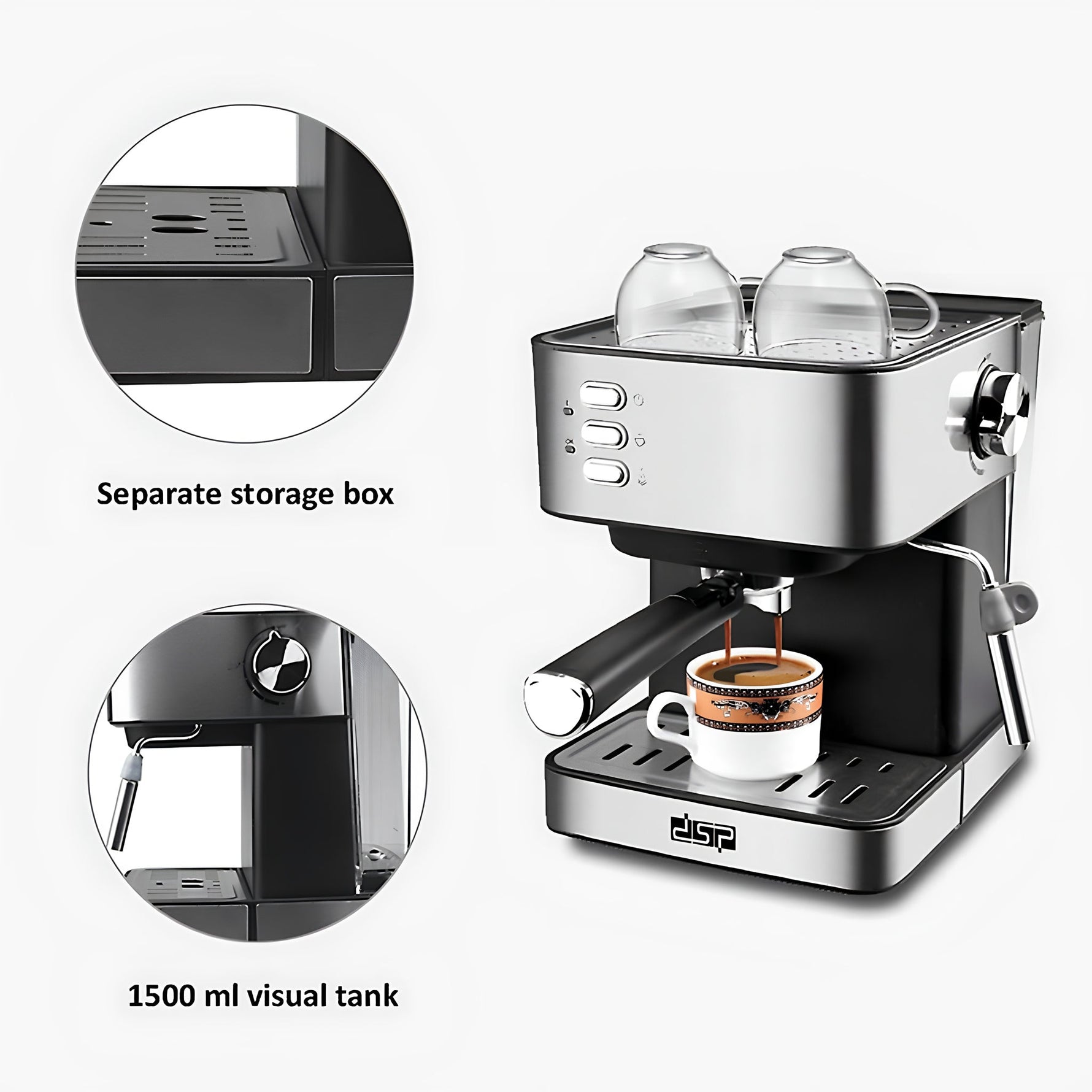 Cafetera Espresso 3 en 1