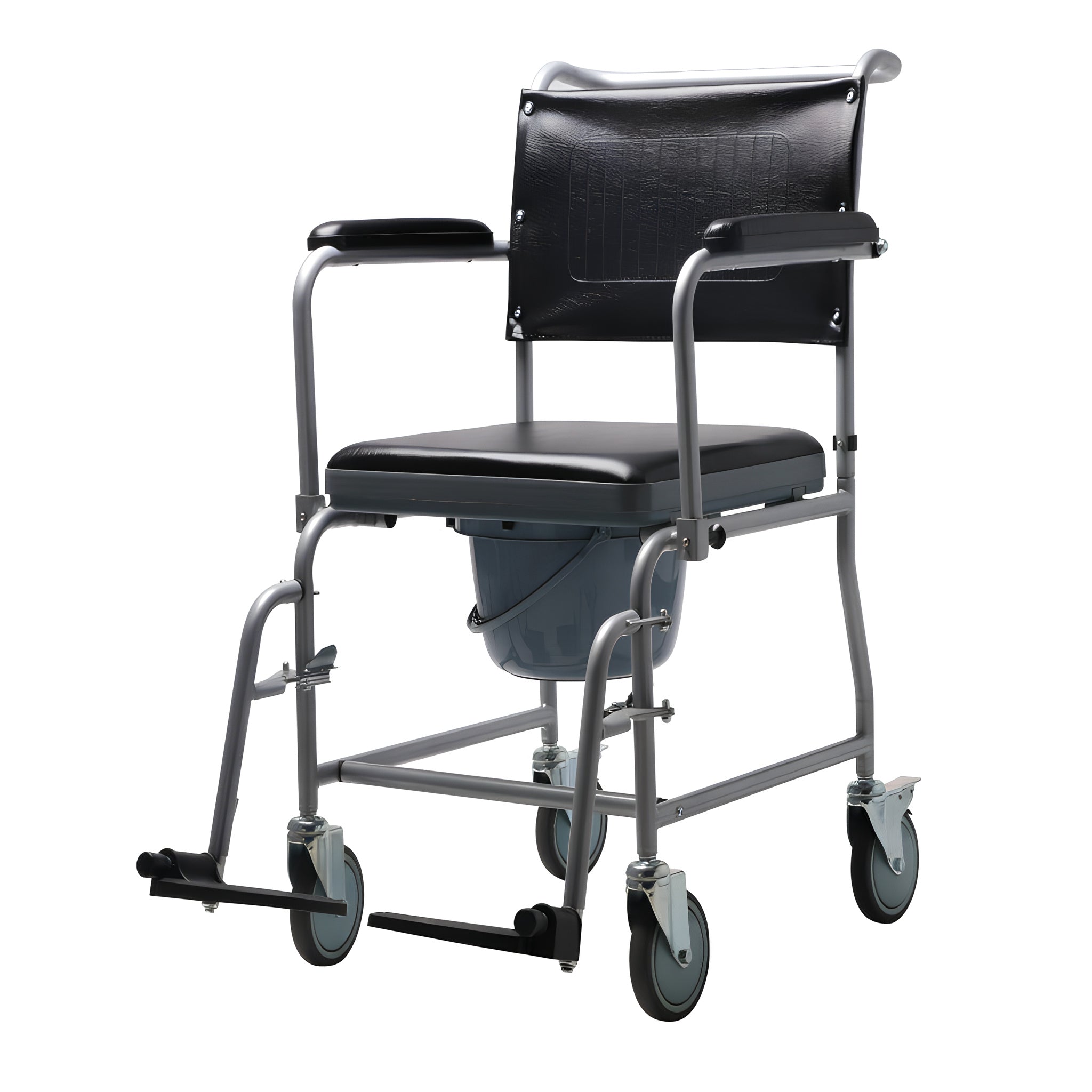 Silla de ruedas con Baño portatil