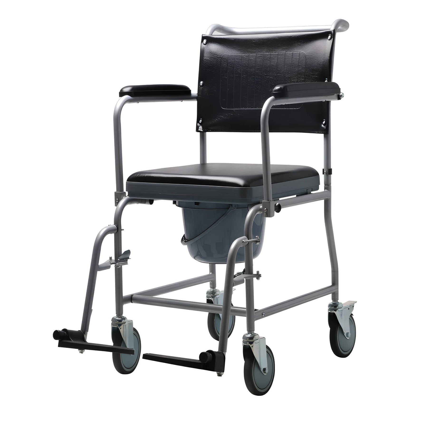 Silla de ruedas con Baño portatil