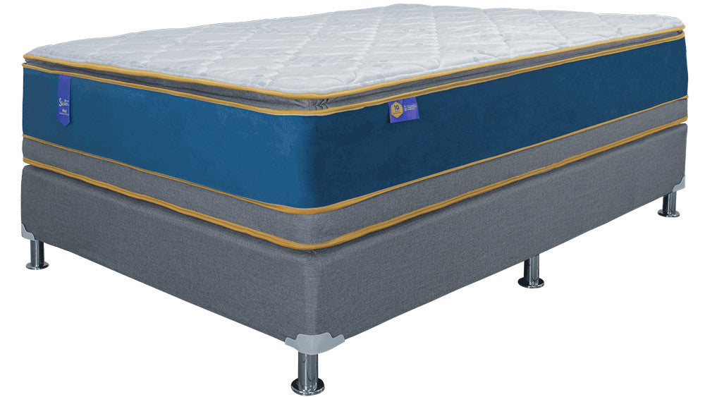 Cama Queen Doble Pillow MARCA SIESTA